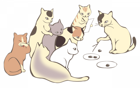 Dessin chats pixabay