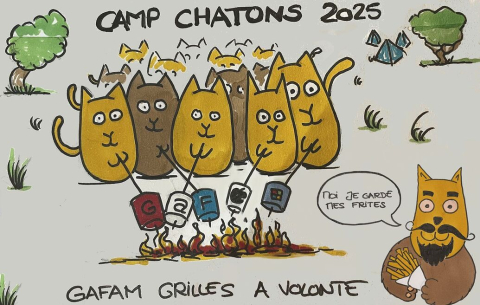 Le dessin officiel du camp 2025 par srs